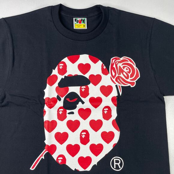 BAPE Valentine Ape Head Camo Tee SS24 Size M - Picture 3 of 9